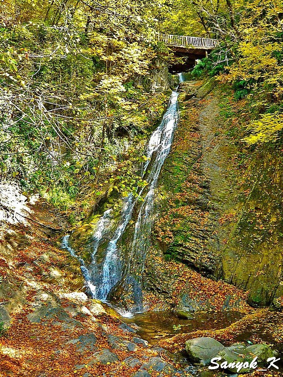 0779 Gabala The Seven Beauties Waterfall Габала Водопад Семь красавиц