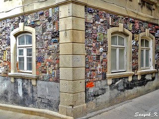 3461 Icheri Sheher Building decorated with tiles Ичери шехер Дом украшенный кафелем